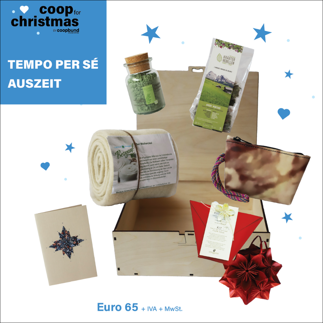 Cesta di Natale Coop for Christmas "Tempo per sé - Auszeit"