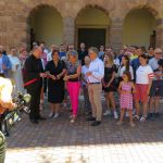 Taglio nastro inaugurazione piazza cristo re